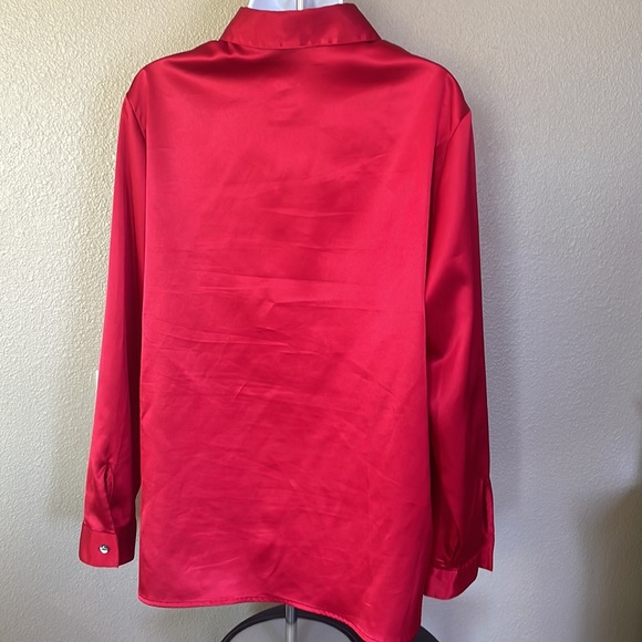 Sag harbor silky feel blouse size 14 - Picture 3 of 8